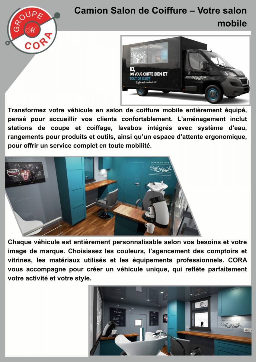 Transformation de véhicules commerciaux et métiers itinérants sur mesure