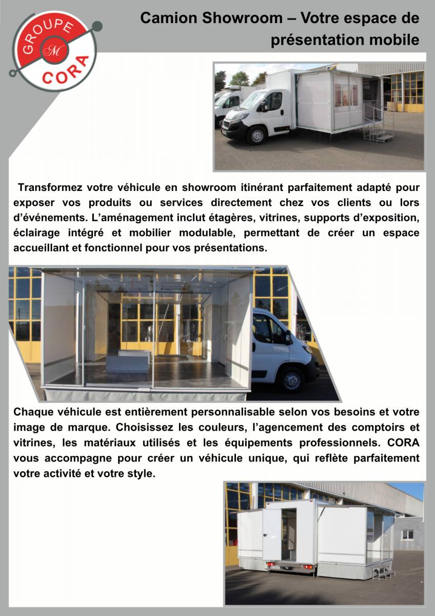 Transformation de véhicules commerciaux et métiers itinérants sur mesure